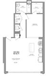 1 Bedroom - 1 Bathroom Loft
